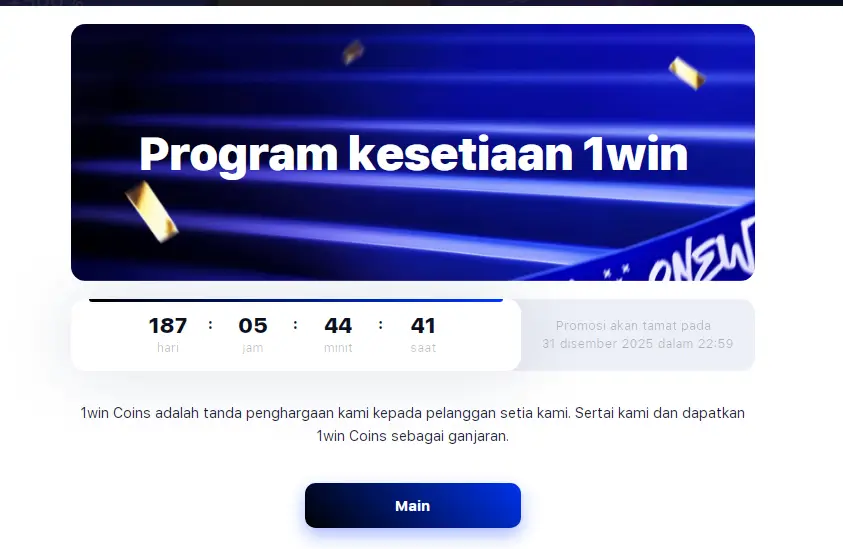 Joining the 1win loyalty program