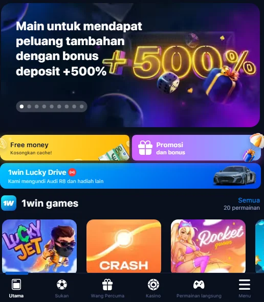 1win laman web rasmi